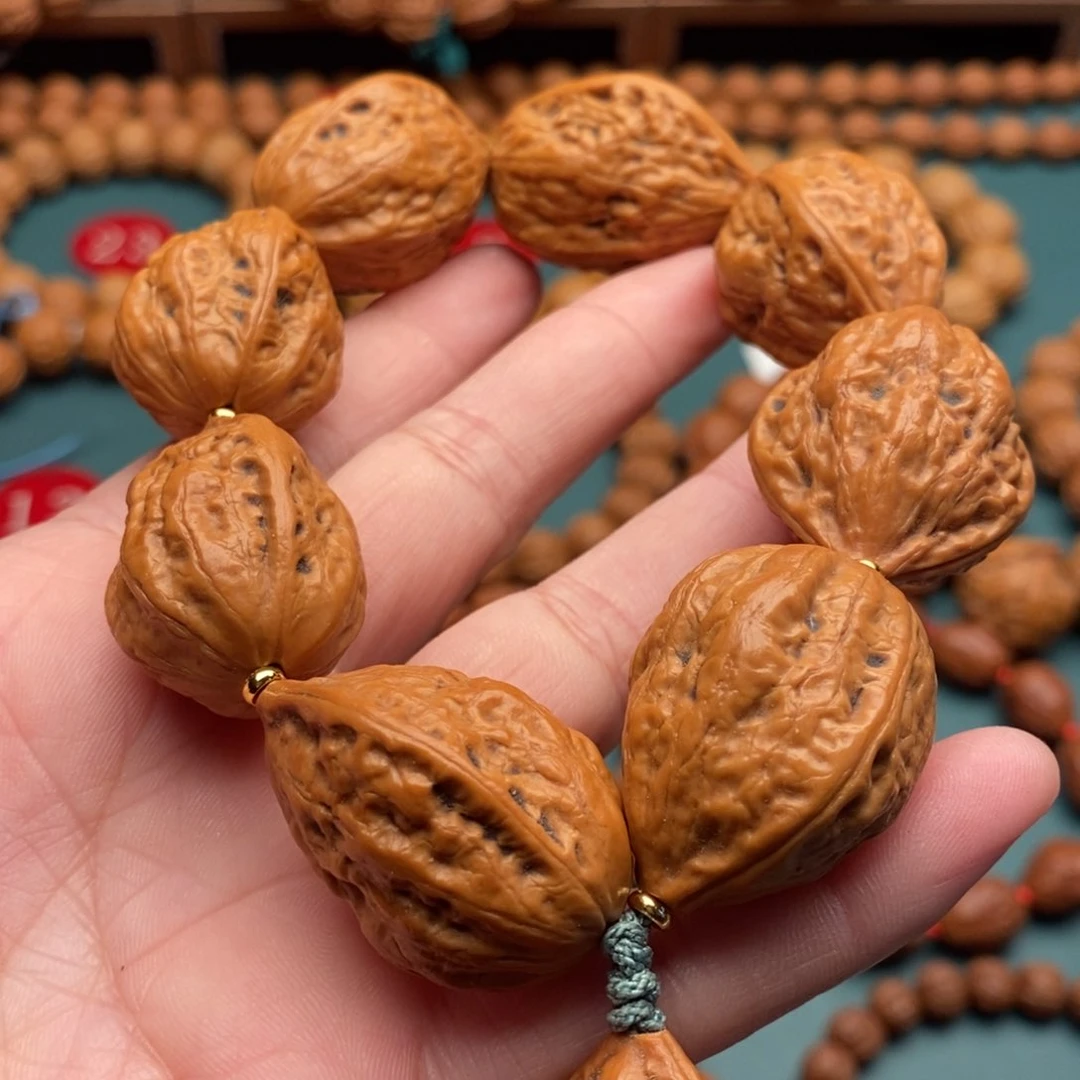 文玩核桃手串26尺寸三角蛙