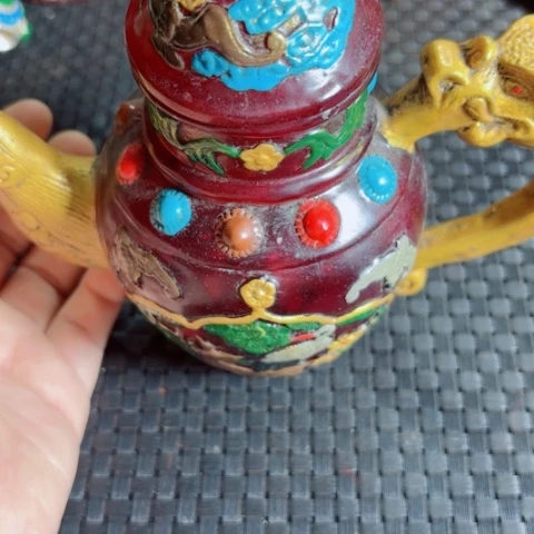 紫金钵盂菩提把件