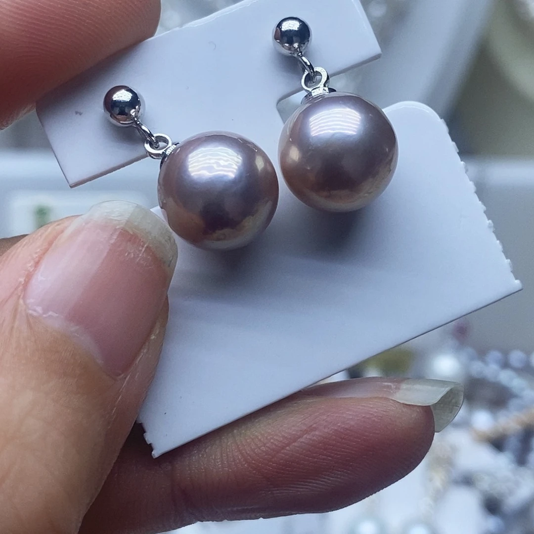 未镶嵌耳钉淡水珍珠