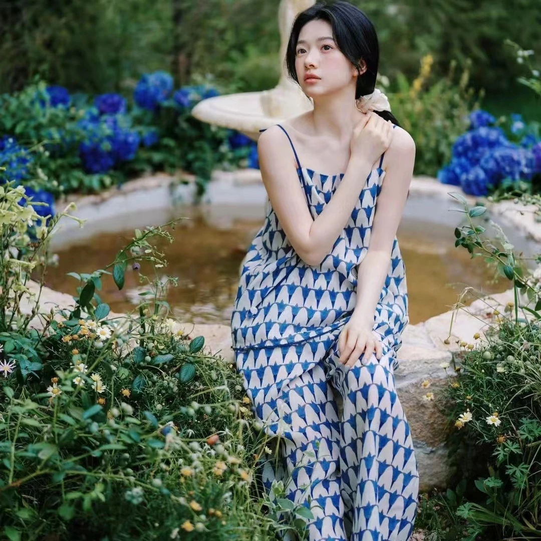 朵朵可可夏季吊带家居服套装