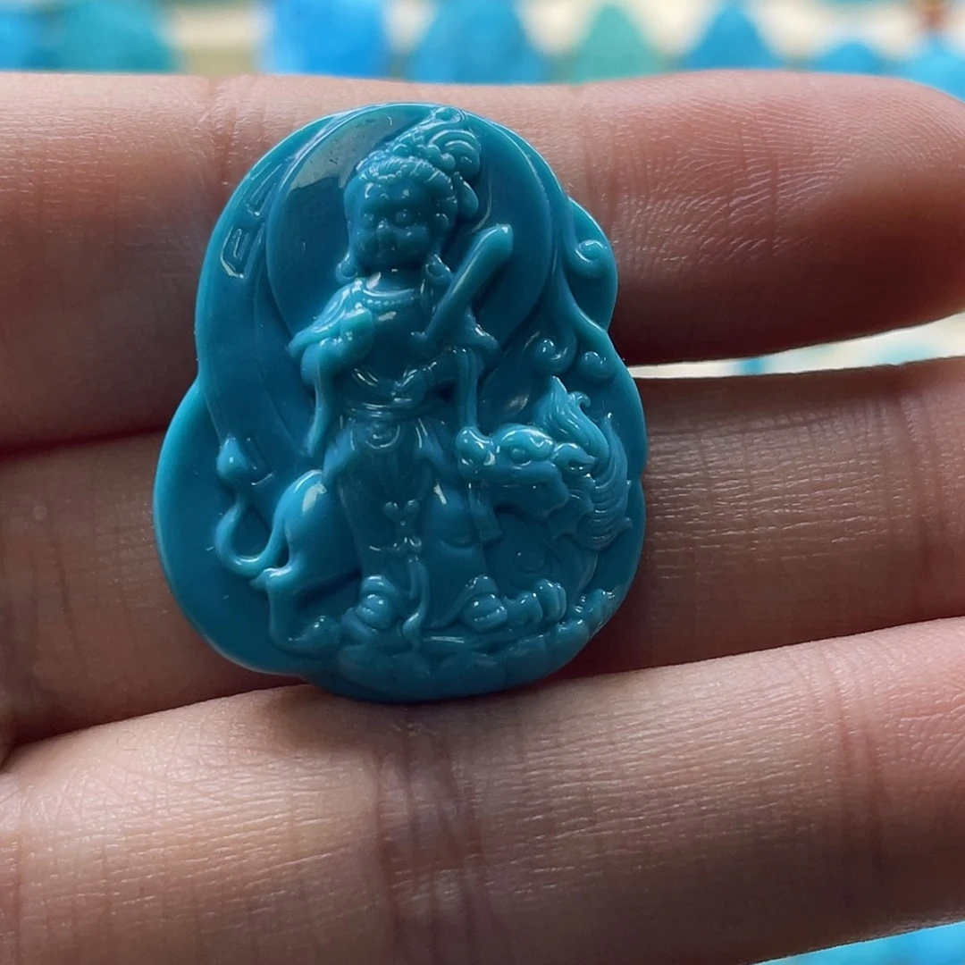 绿松石未镶嵌颈饰