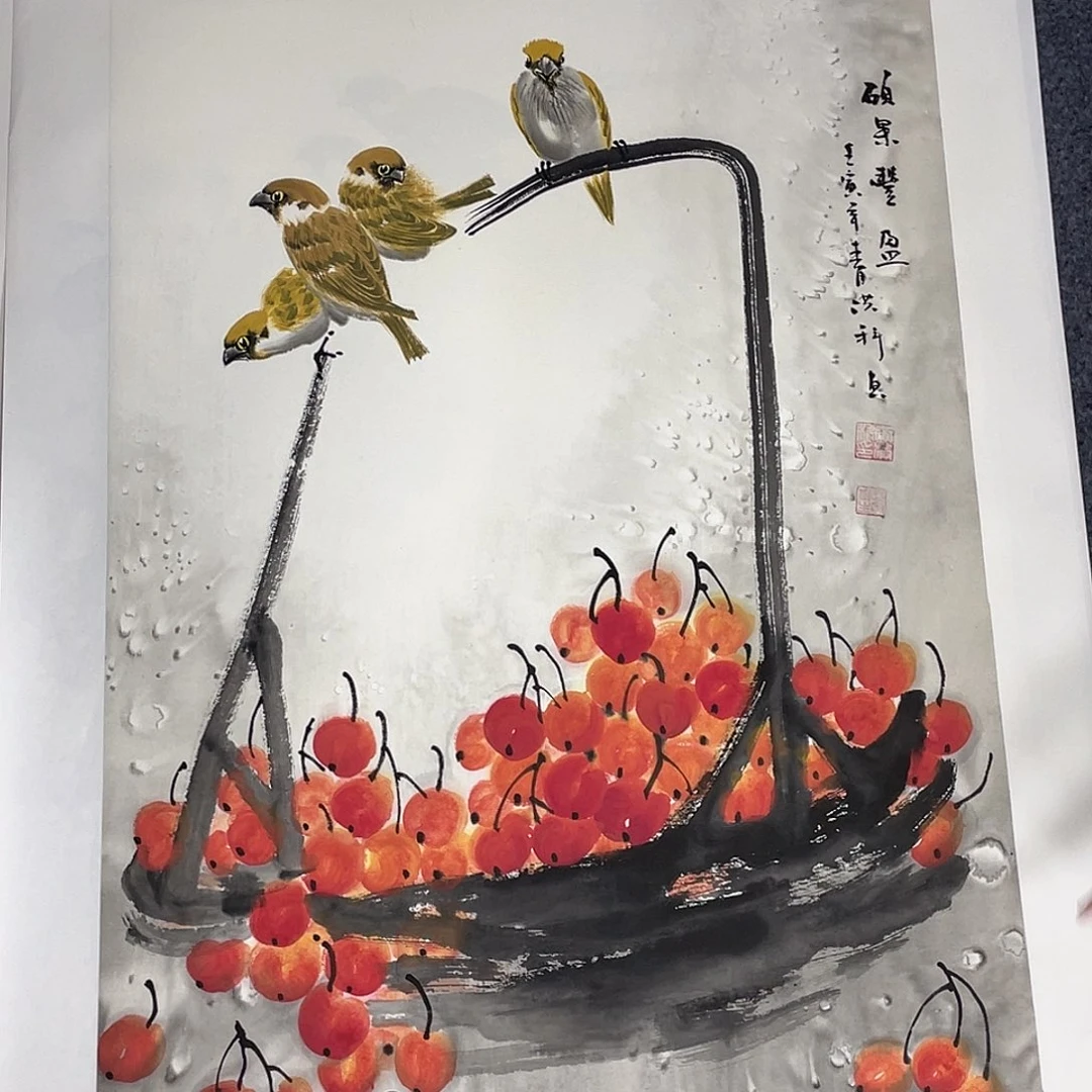 国画作品小姐姐放漏…