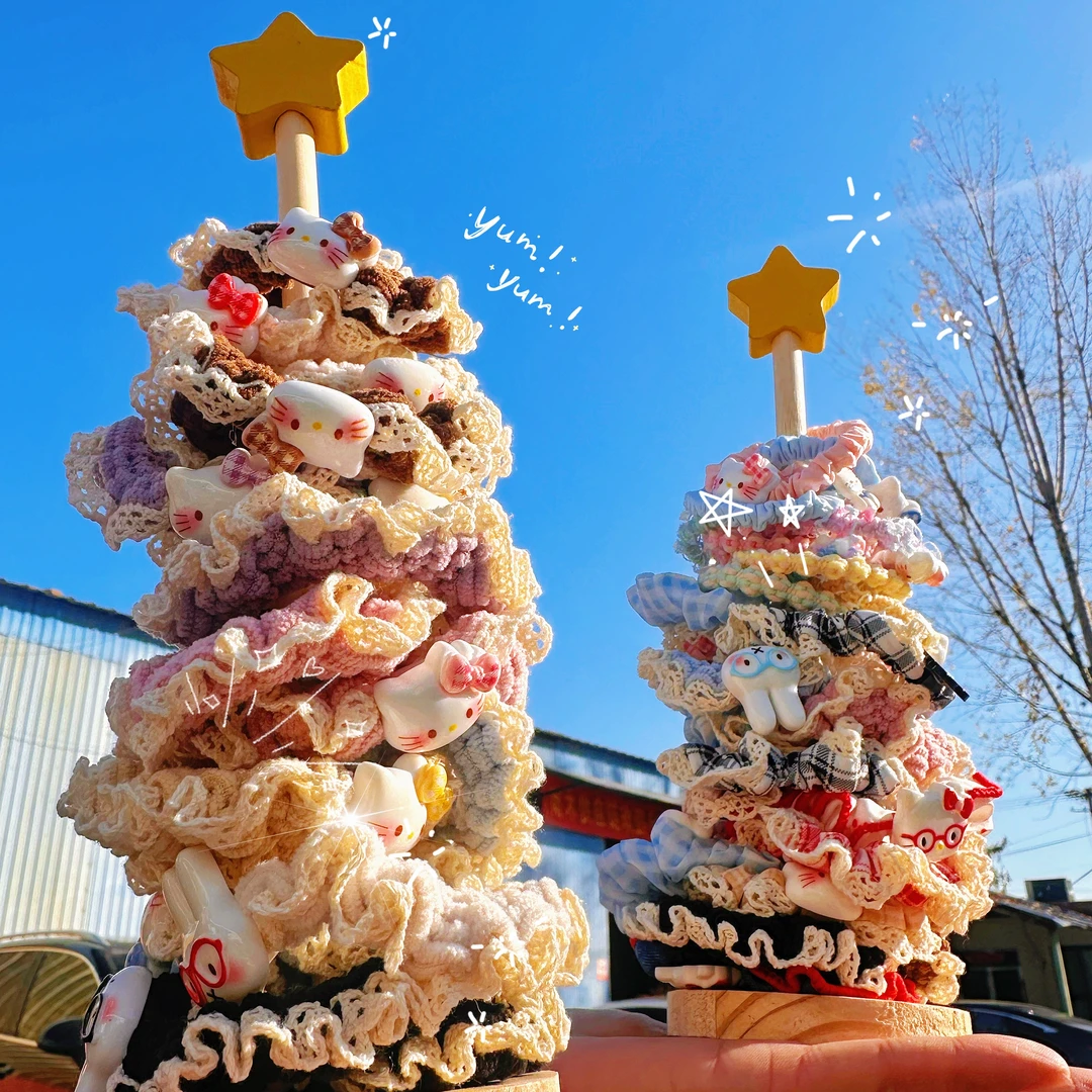 NM【到手50个】卡通kt花边简约学生文具礼品套装【带2个架子】