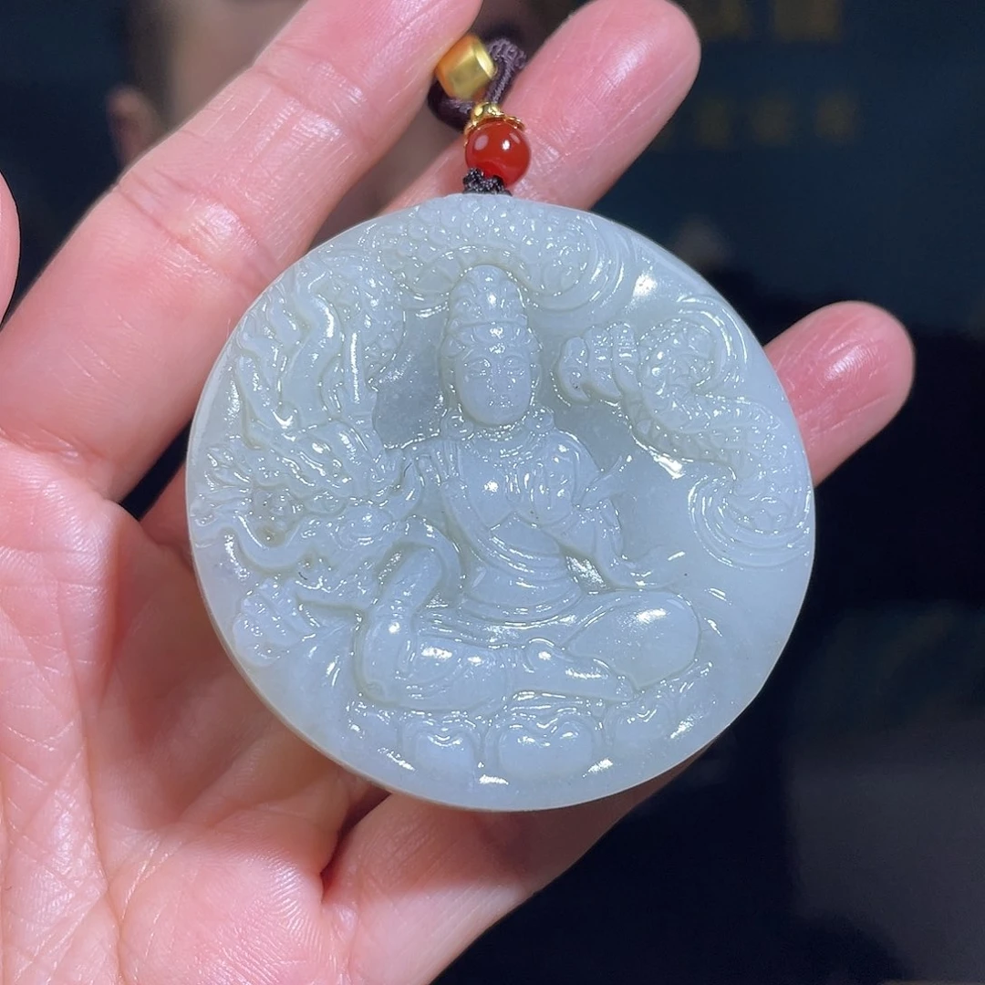 和田玉颈饰未镶嵌多样性发一件