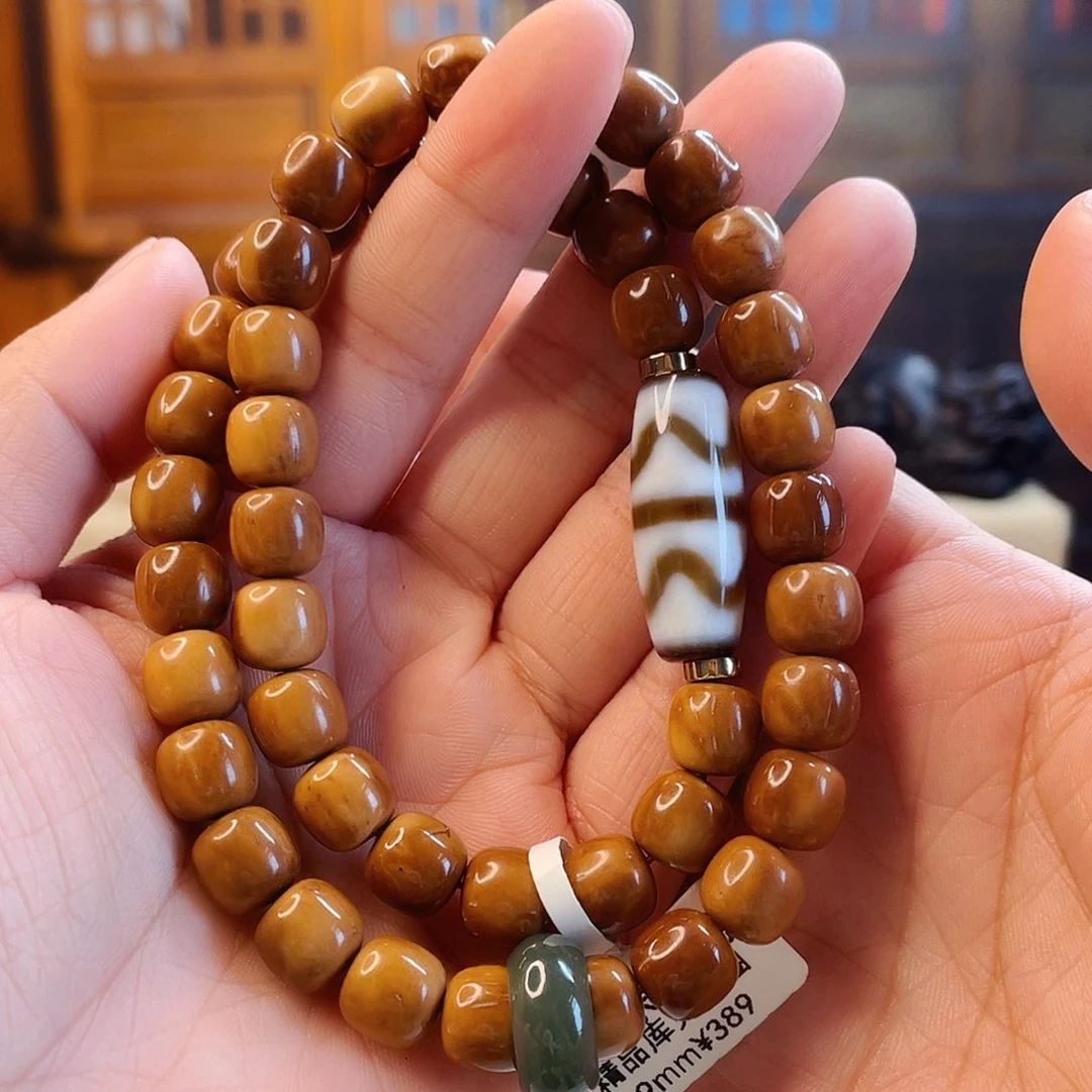 库克吊坠389双丫丫碧绿色