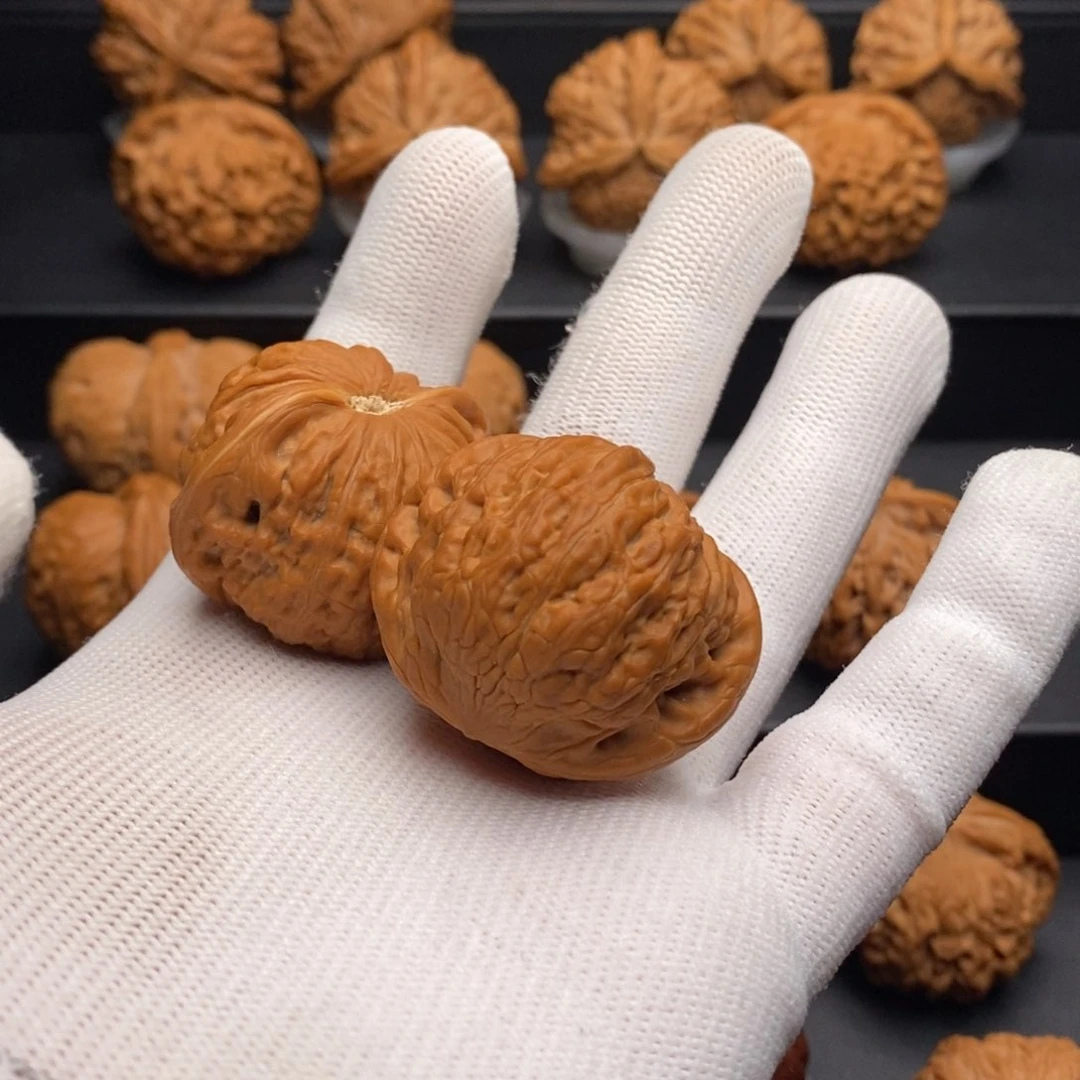 文玩核桃把件小*叶38尺全品铁锤妹妹