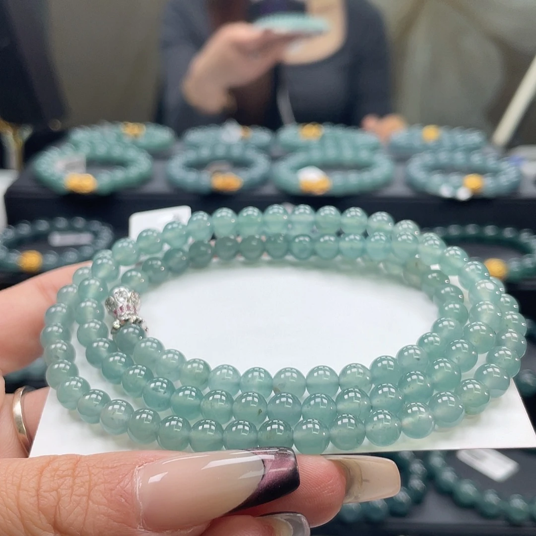 翡翠未镶嵌套链天然a货翡翠