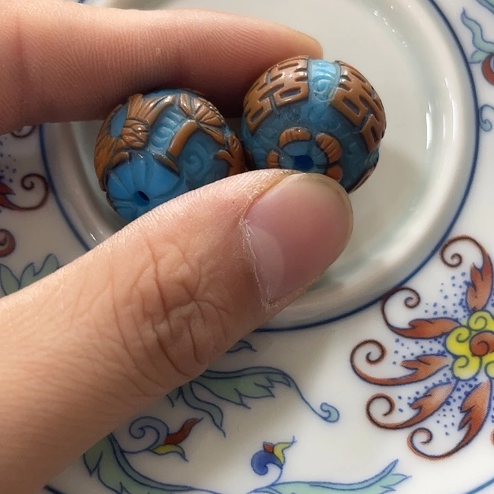 瓷片夜***空精致雕刻工艺品