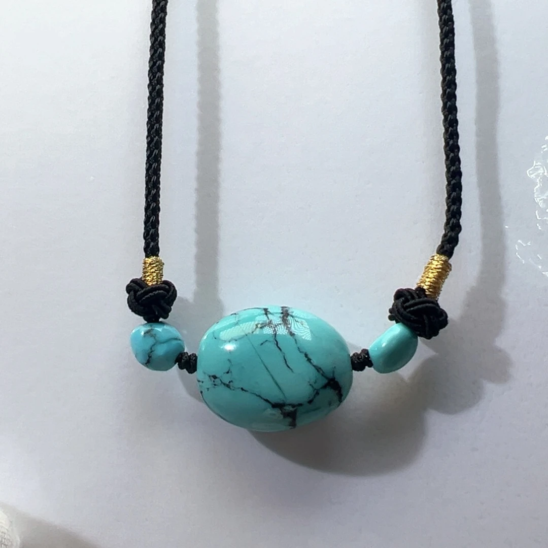 绿松石未镶嵌挂件