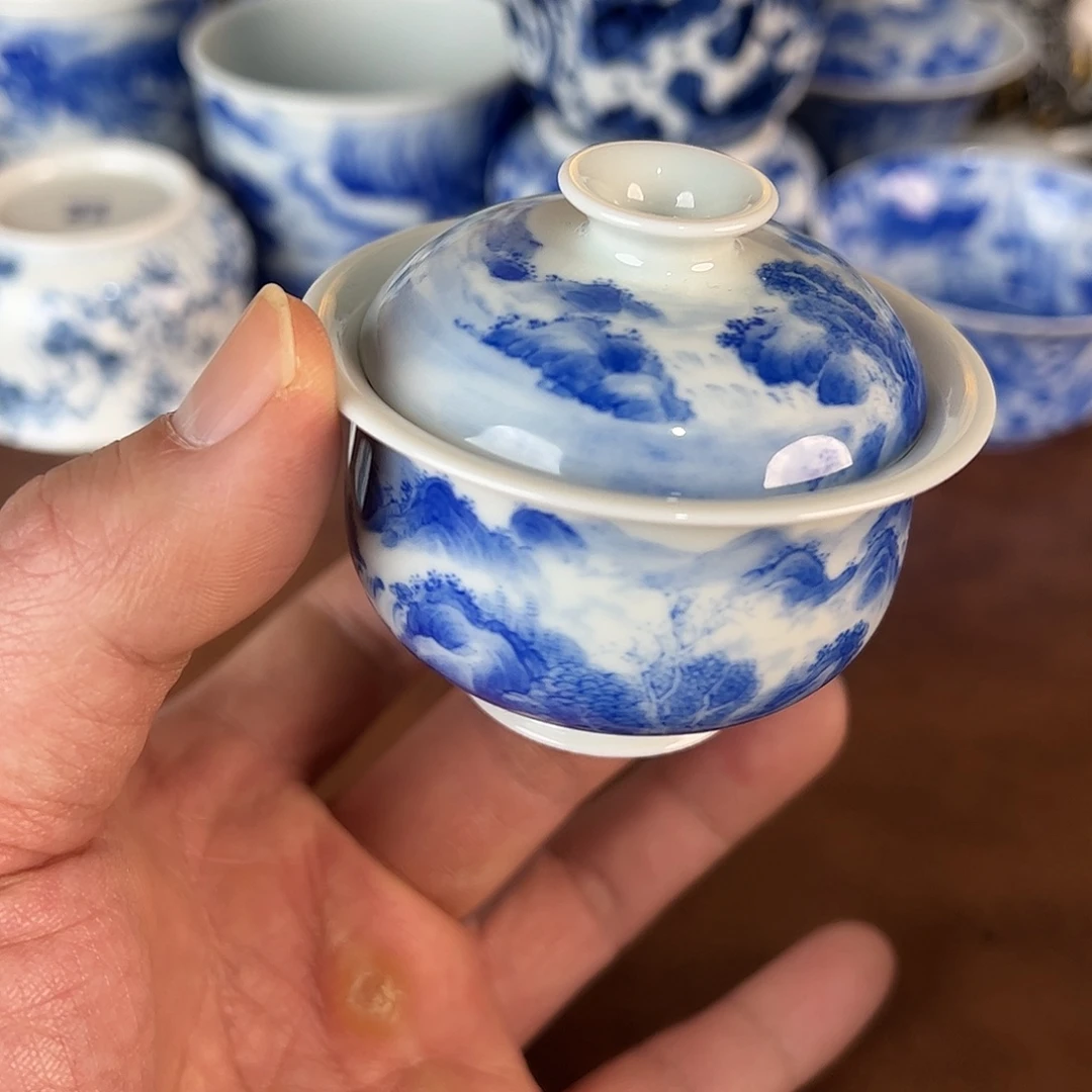 1***3瓷片景德镇全手工手绘陶瓷