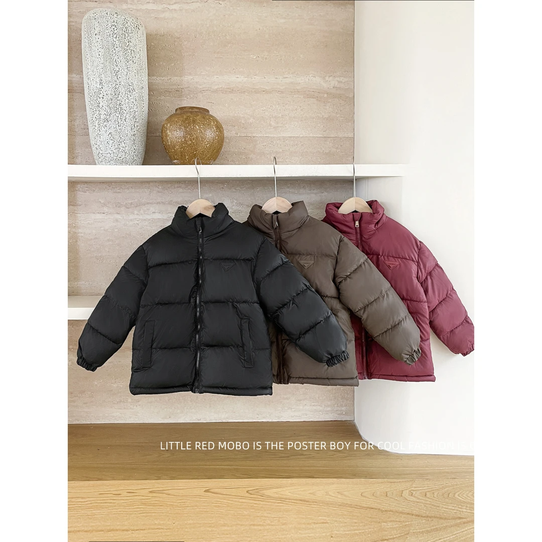 【现现】童装男儿童保暖短款棉服2025冬季新款外套MMY841329