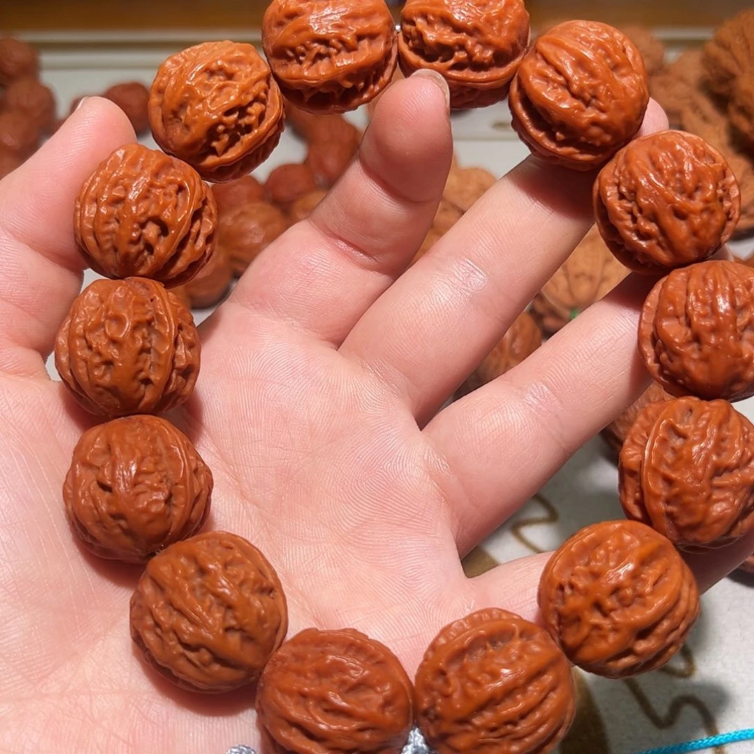 猴头核桃手串粗筋八棱