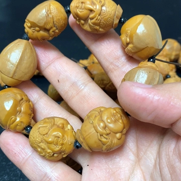 橄榄核手串/手链橄榄微瑕2.3包衣财迷