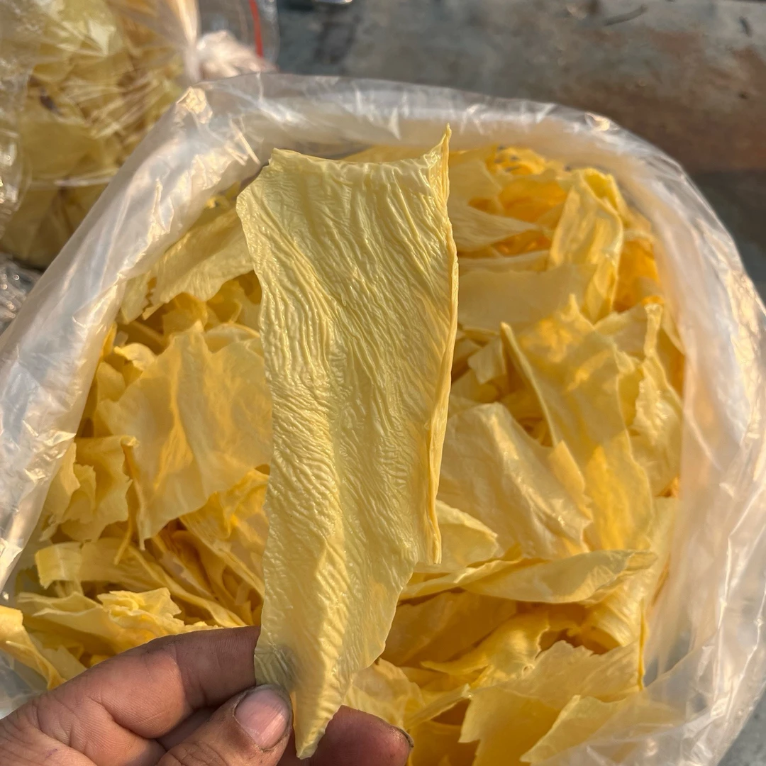 手工黄豆豆皮碎片,可用于火锅凉拌炒菜的食材