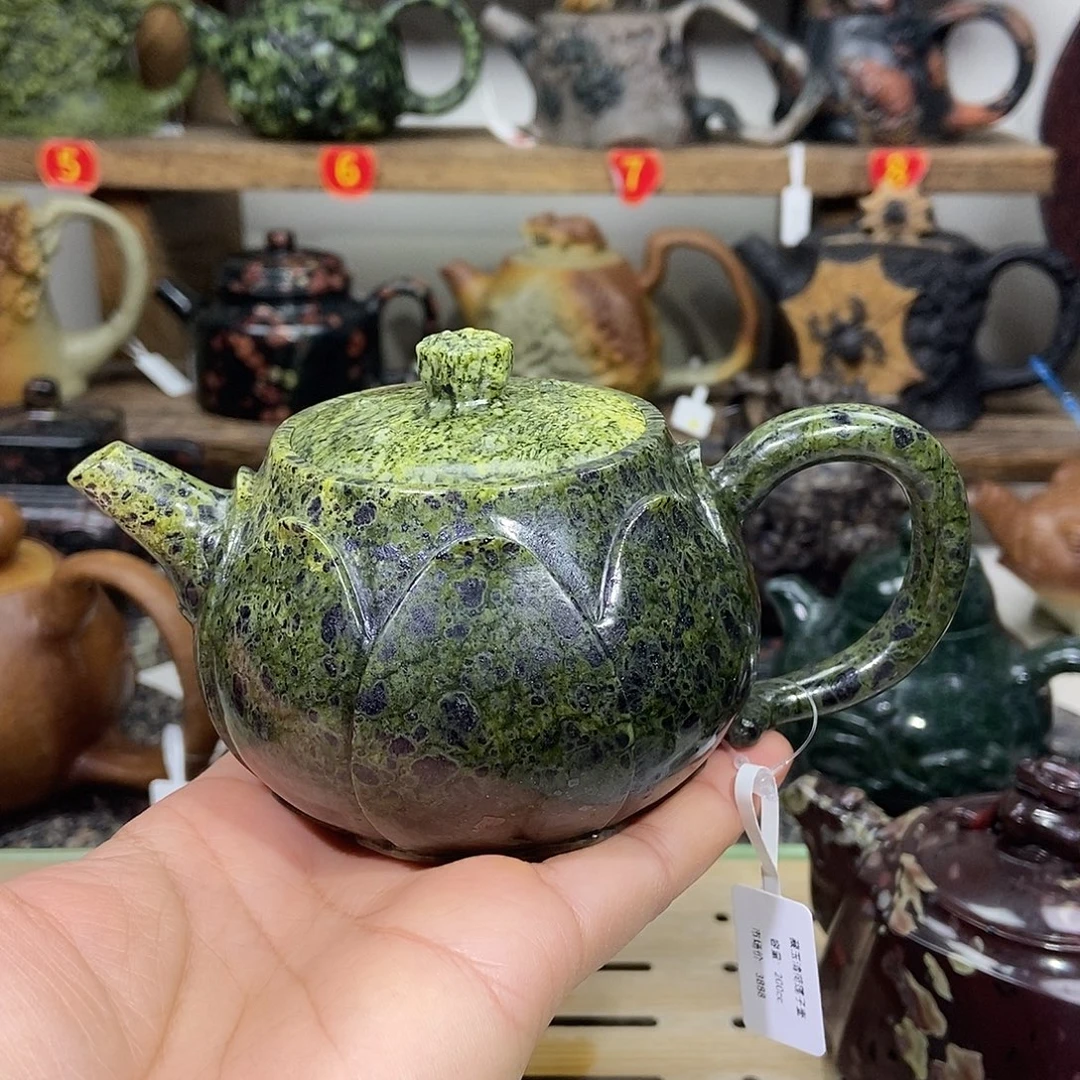 藏玉药王石莲子壶200cc