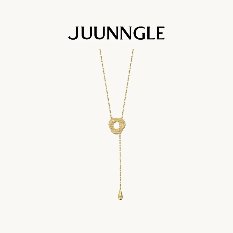 juunngle lab 铜合金项链 洲谷JUUUNNGLE鎏沙圆环项链