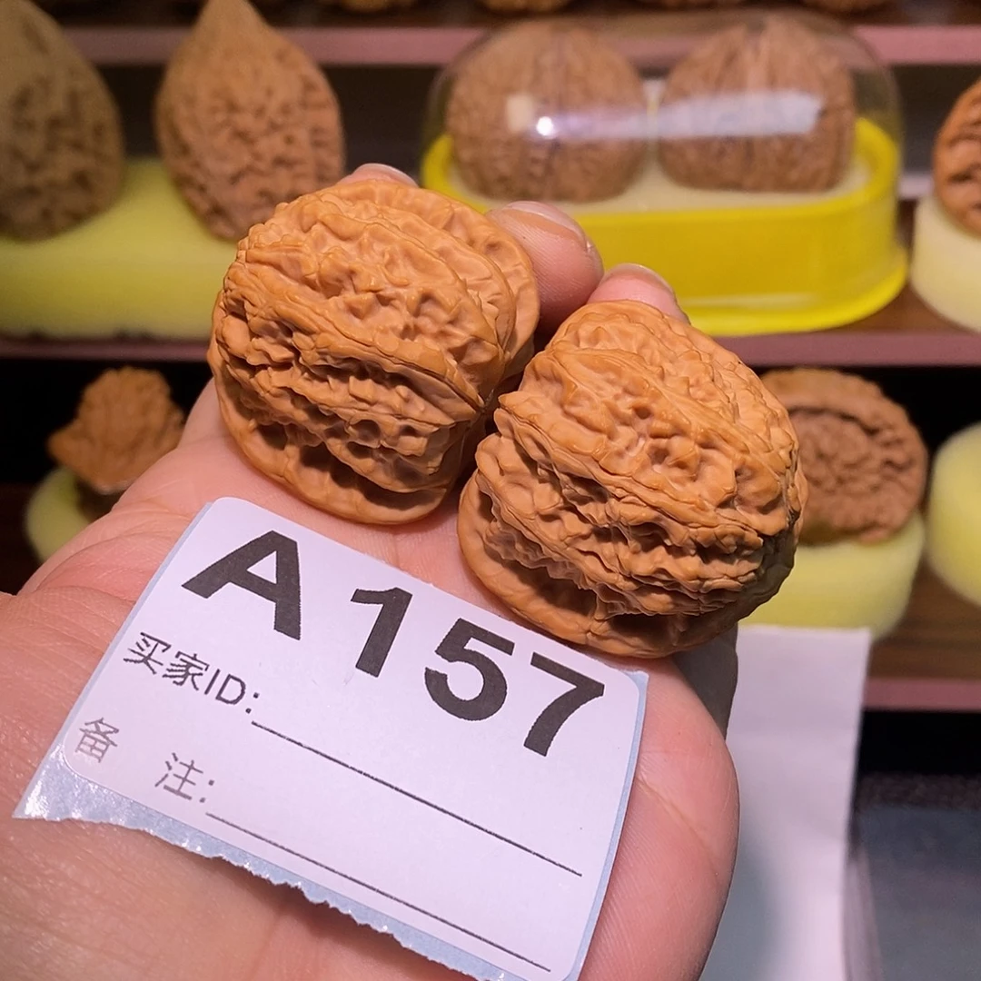 把件文玩核桃39全品白狮子