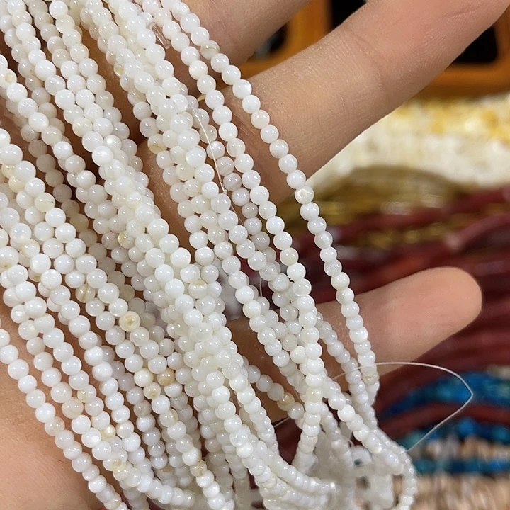 玛瑙/玉髓合金珠宝半成品2条2mm天然老鱼骨