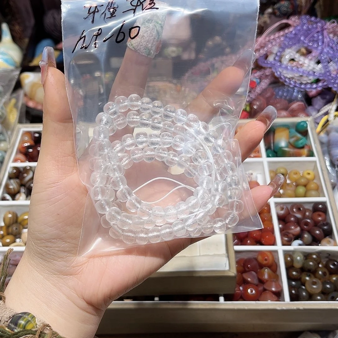 雅***呀编织品凡士林琉璃108颗尺寸6*8