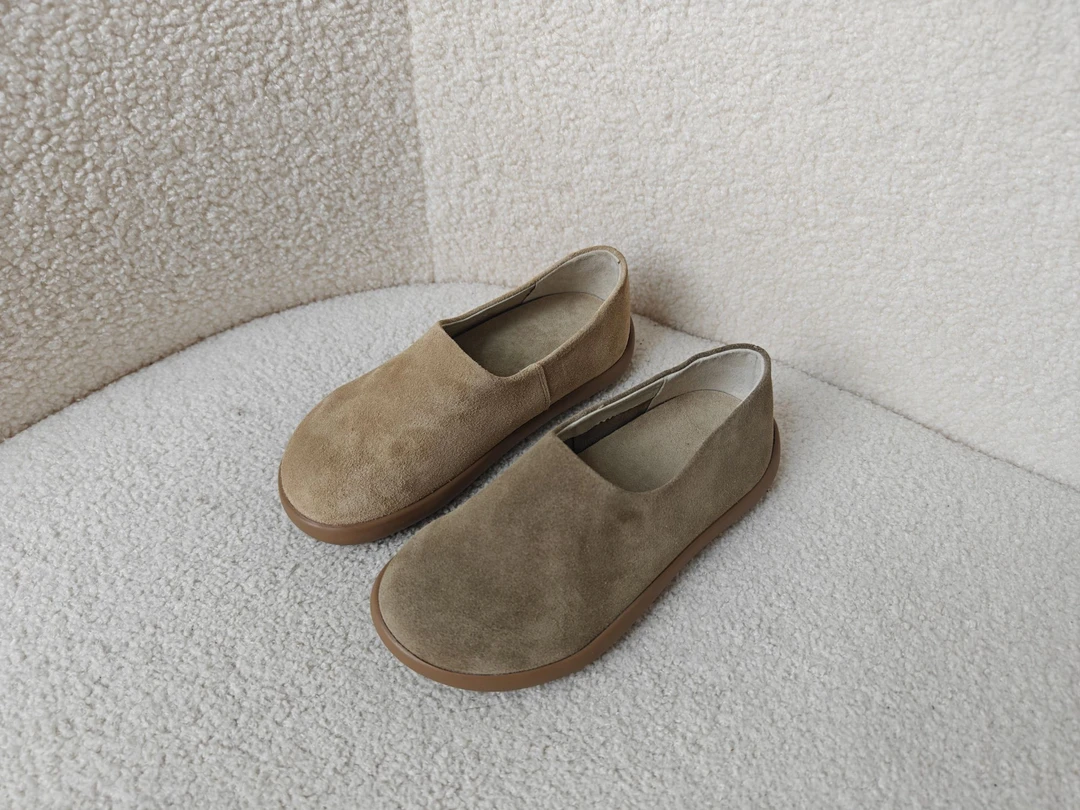 老王甄选 夏季新款 简约休闲平底全包女士博肯拖鞋