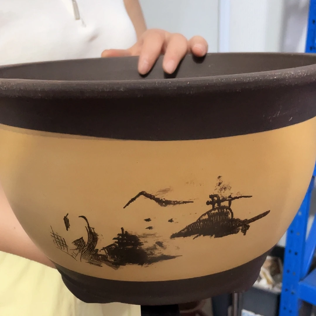 宜兴紫砂花盆花盆003