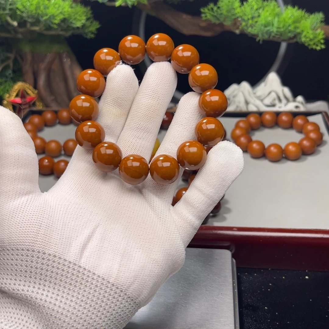 橄榄核手串夜**烫1.65+老树精品铁核