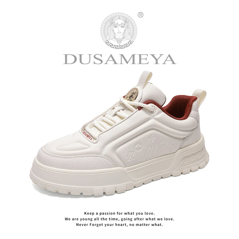 DUSAMEYA/杜莎米娅秋冬新款印花休闲百搭厚底防滑软底潮鞋6796
