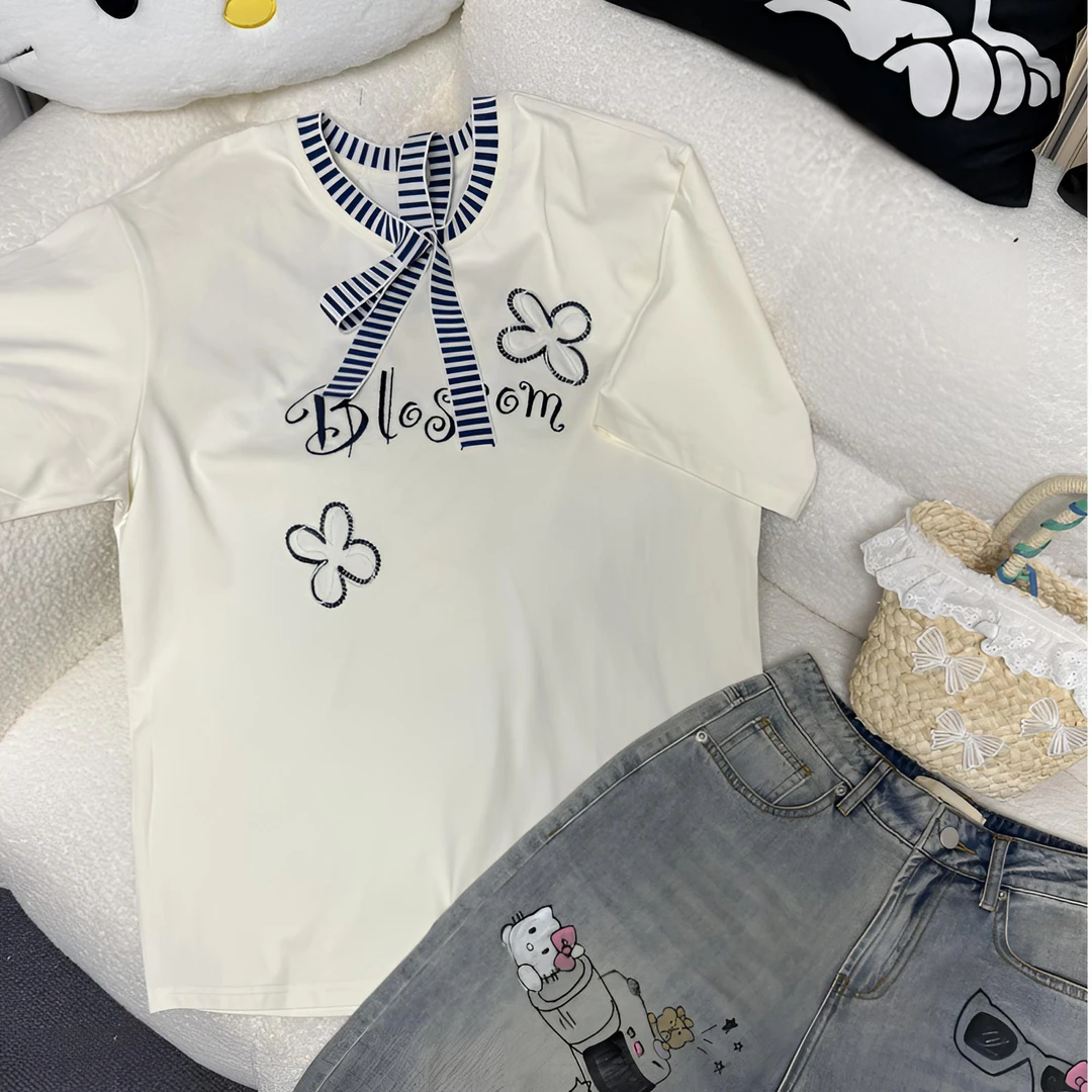 BLX--328（深圳南油出品）新款小众设计款重工珠片拼接上衣