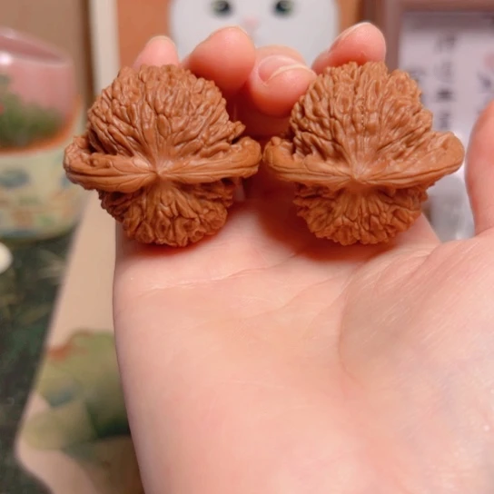 文玩核桃吊坠高配精对系列南瓜楼四座楼狮子头折价