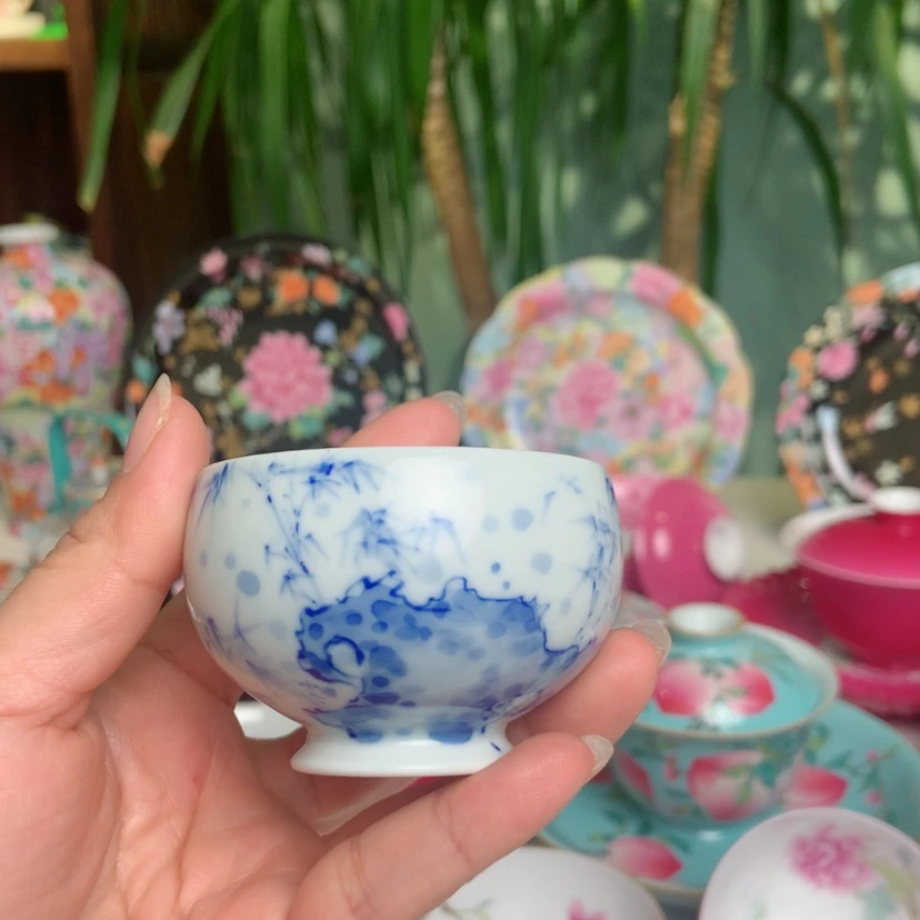 【闪购商品】鱼泡泡杯子景德镇瓷器