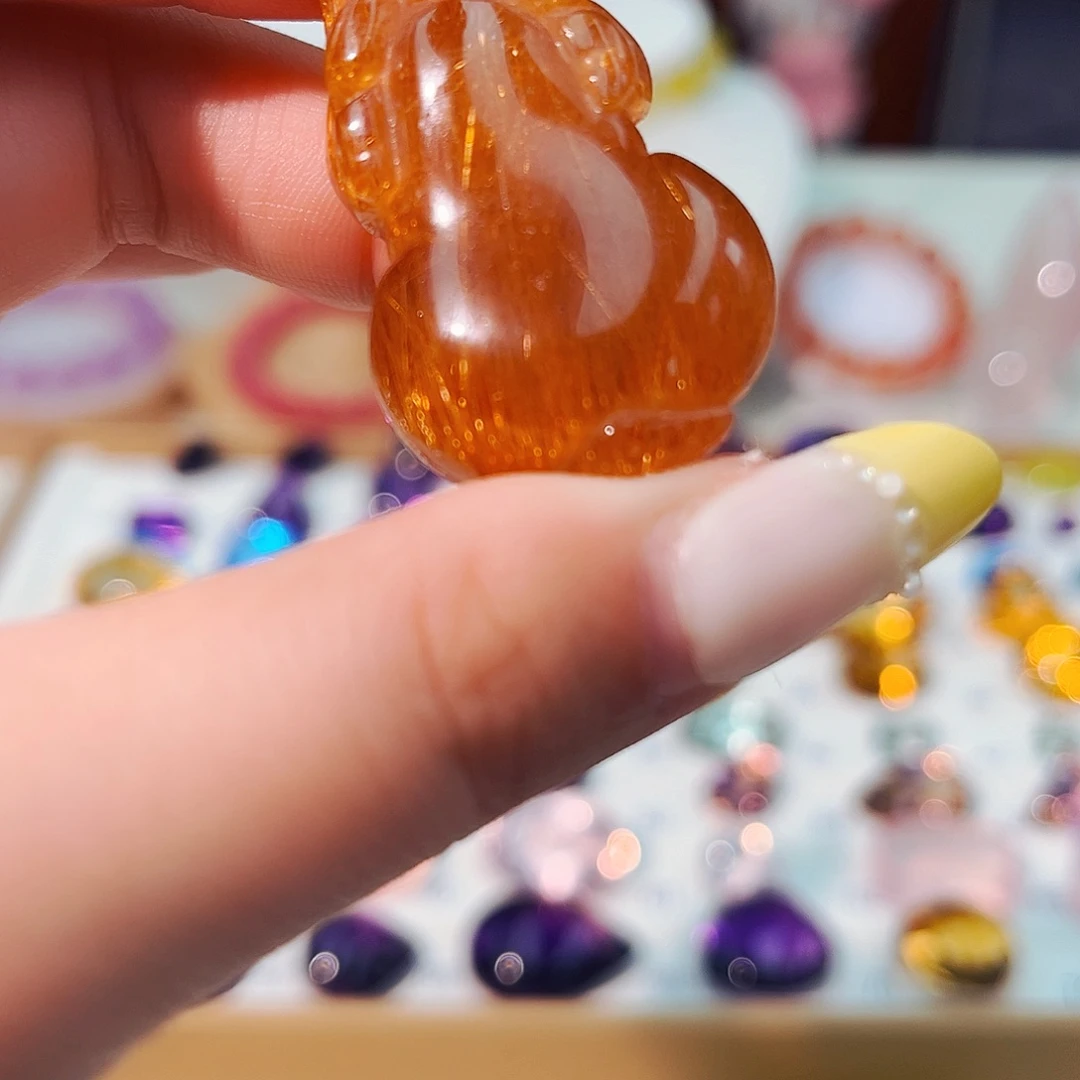 水晶裸石定制未镶嵌流*?天然