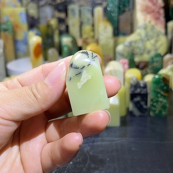 昌化石印石青田水草