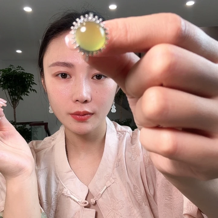 原***使蛇纹石玉合金颈饰
