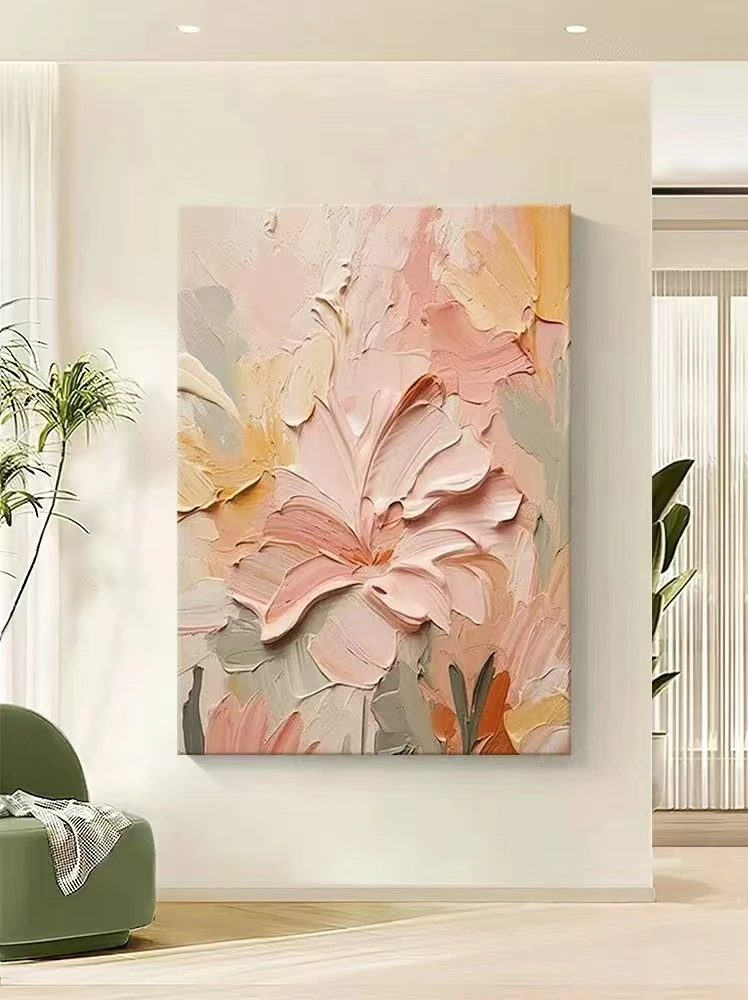 【抽象浪漫】手工砂岩客厅玄关卧室装饰画