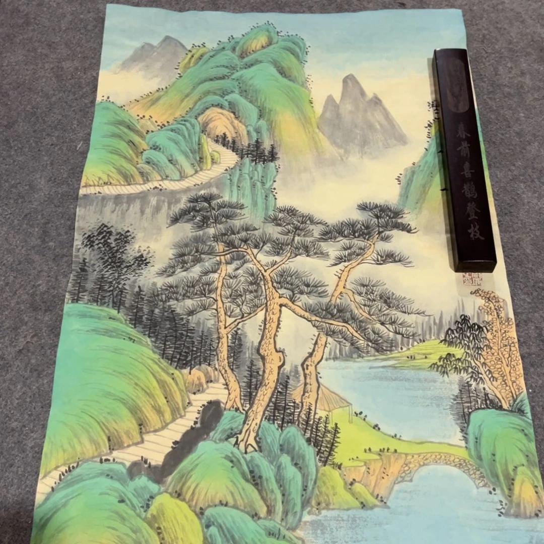 国画书法作品多次绘画作品