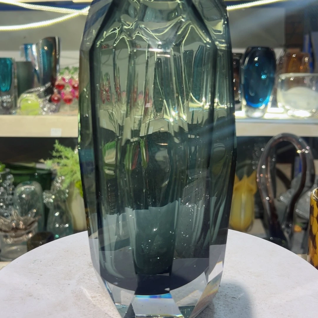 高 26 轻奢琉璃花器福利正常手工痕迹