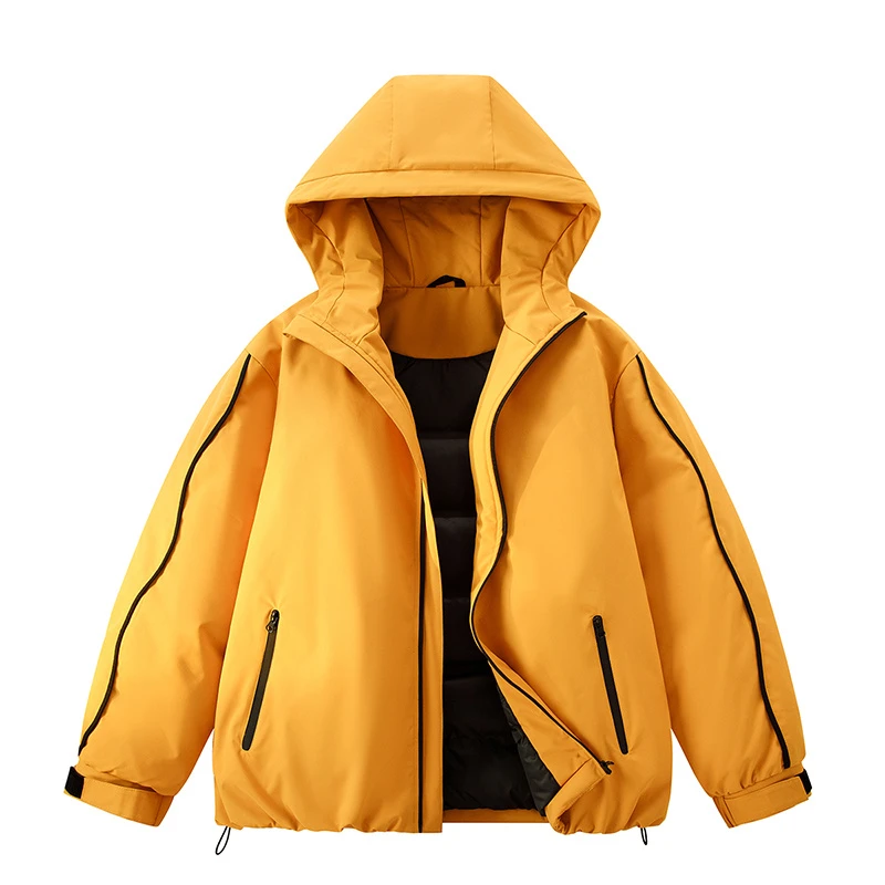 捷尼拉莫短款羽绒服高充绒抗寒保暖羽绒服男女同款