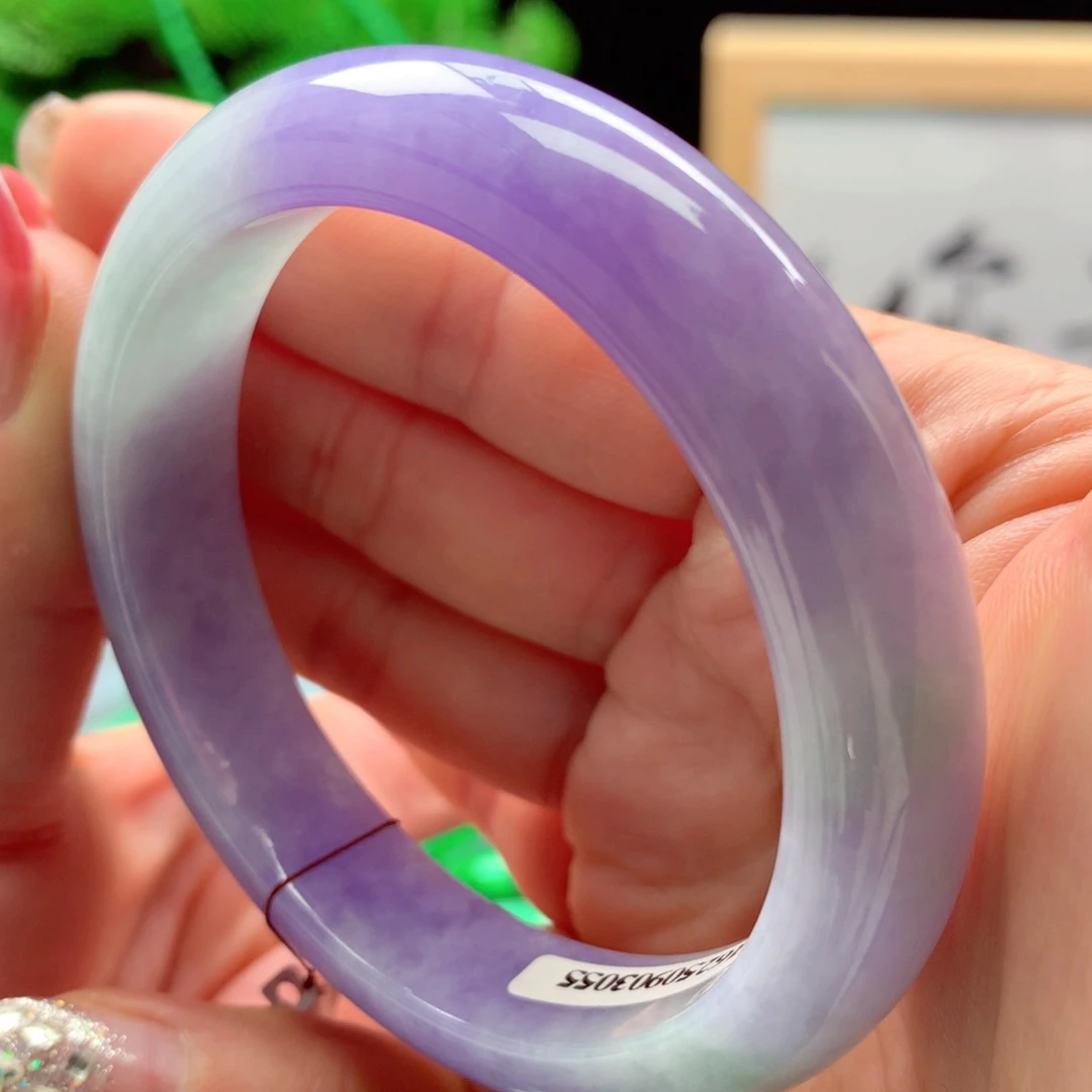 未镶嵌手镯翡翠缅甸57.5圈口