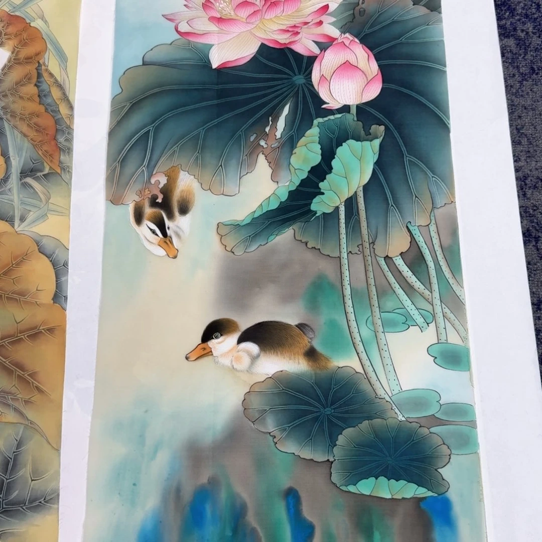 国画国画作品山水花鸟