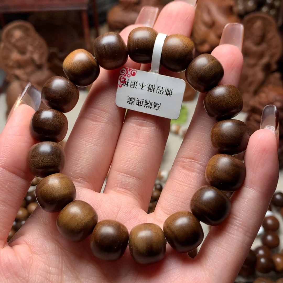 手串/手链檀香木老山檀香1213奶香黑肉沉水双百年