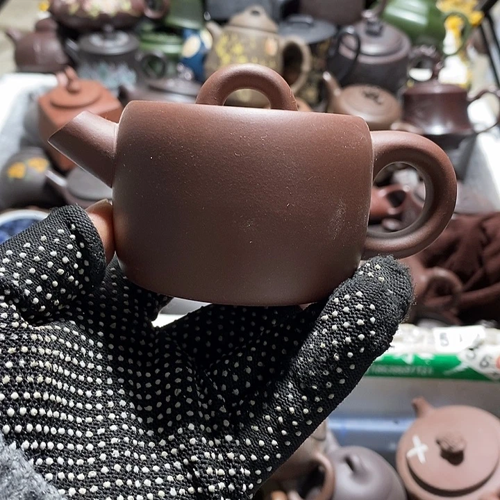 紫砂茶壶伟*微瑕微笑