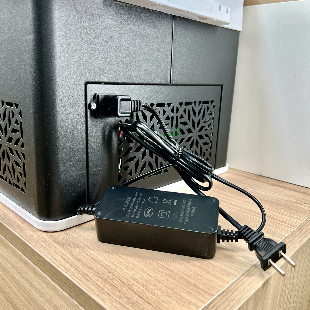 SCAC车载冰箱220V转12V/24V适配器线 车家两用电源线SCAC专用配件