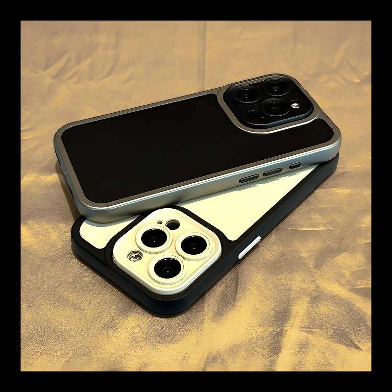 适用苹果15手机壳撞色肤感二合一iphone15promax新款14pro个性简