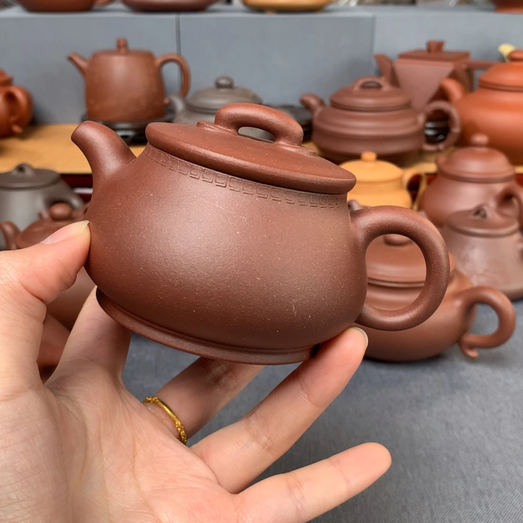 茶壶紫砂四号井底槽青200尺寸