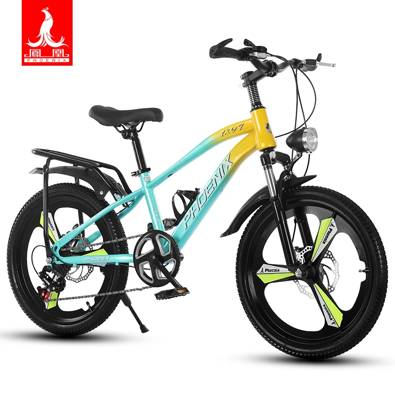 Phoenix/凤凰儿童自行车男女孩6-12岁中大童碟刹变速学生山地车