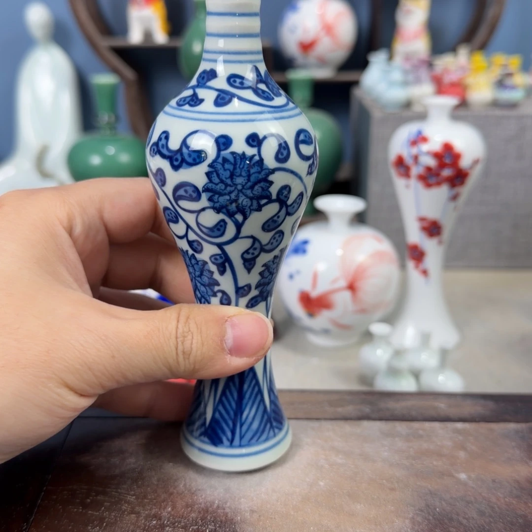 陶瓷手工小花器摆件