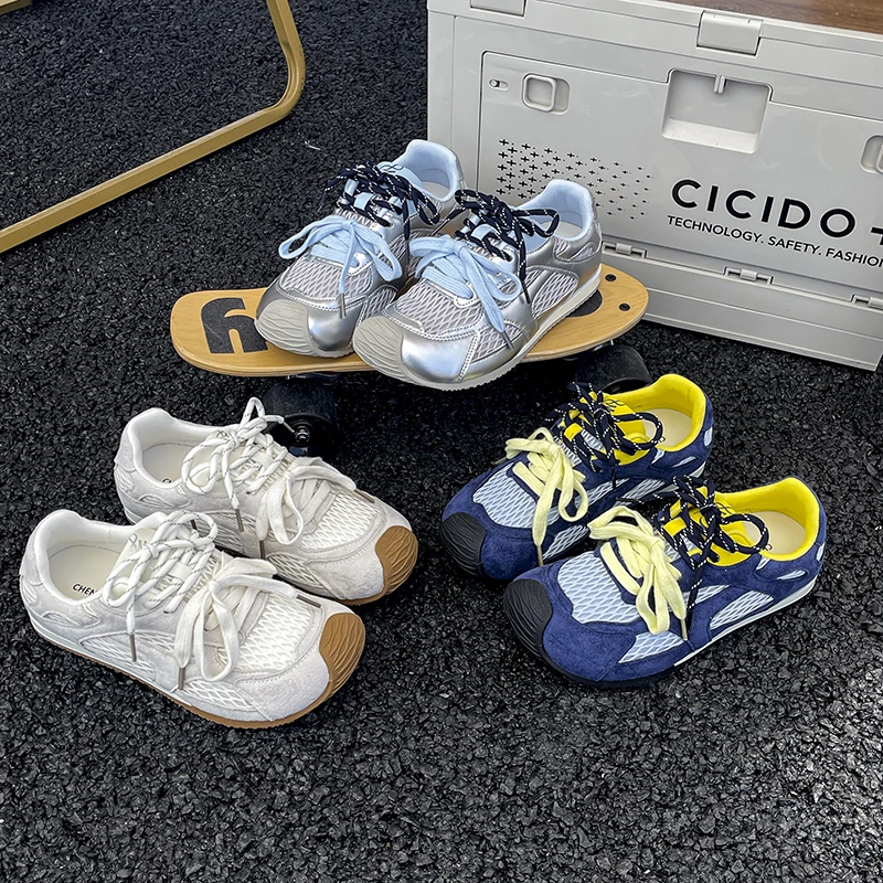 【芙俪兰】夏季单网透气德训鞋双鞋带休闲百搭阿甘鞋