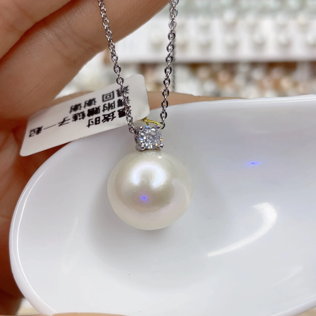淡水珍珠未镶嵌吊坠(赠链)