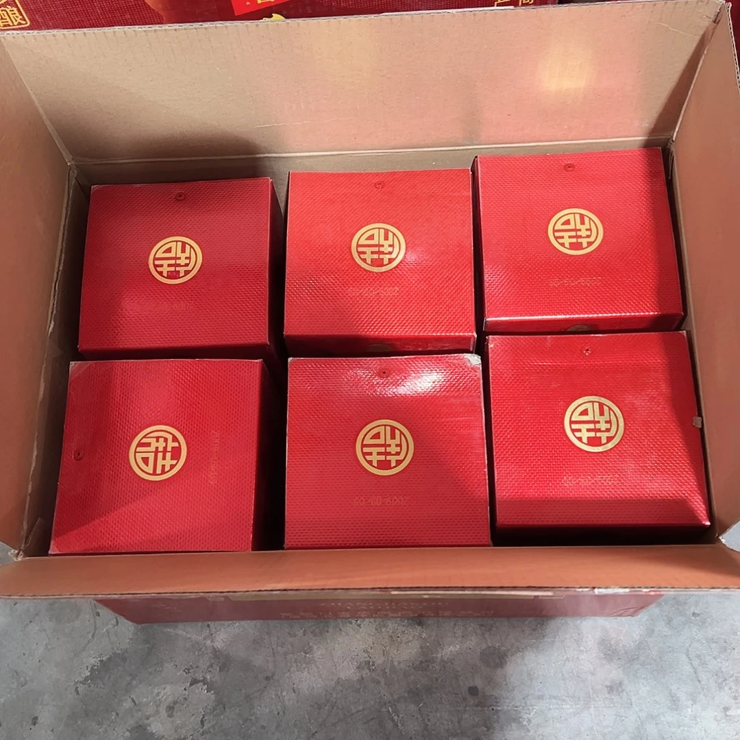 *****退货版福满天下一箱6瓶38度2009年包装破损
