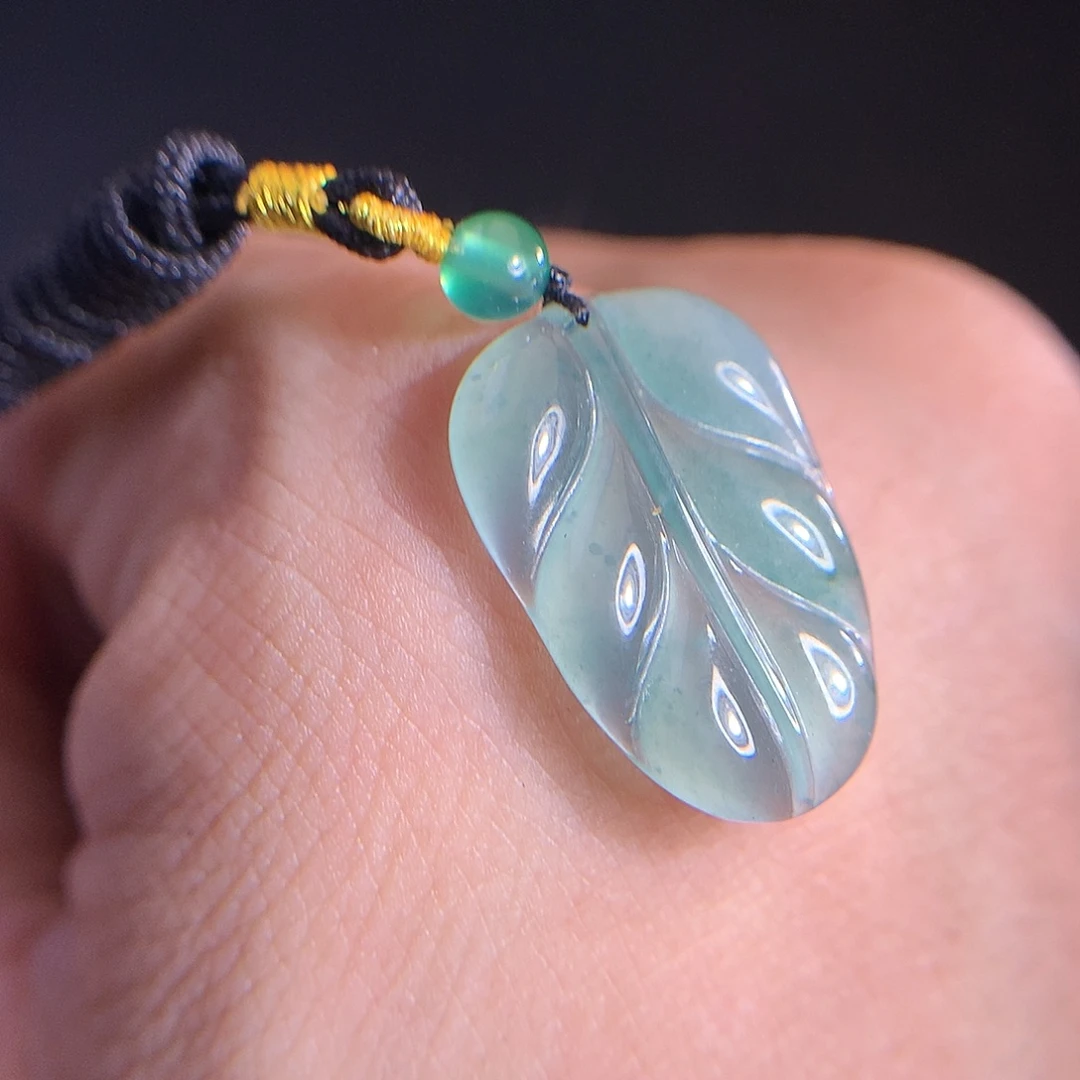 项圈未镶嵌翡翠天然A货翡翠时尚气质女款吊坠挂坠